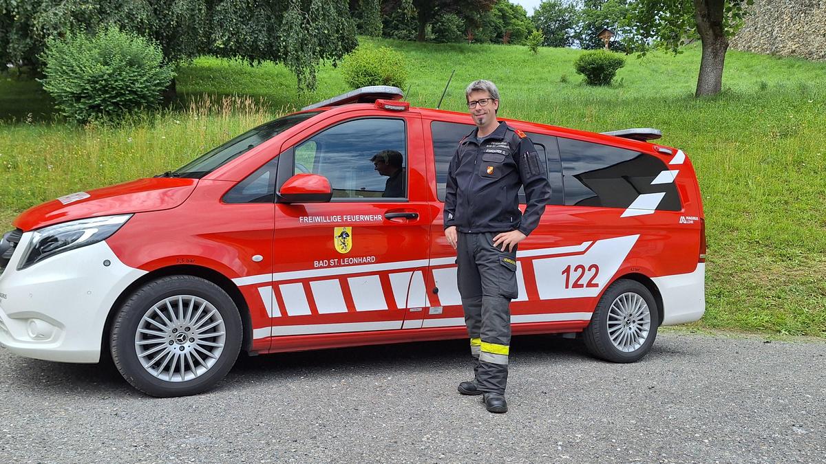Oliver Starzacher ist seit 1998 bei der Freiwilligen Feuerwehr 