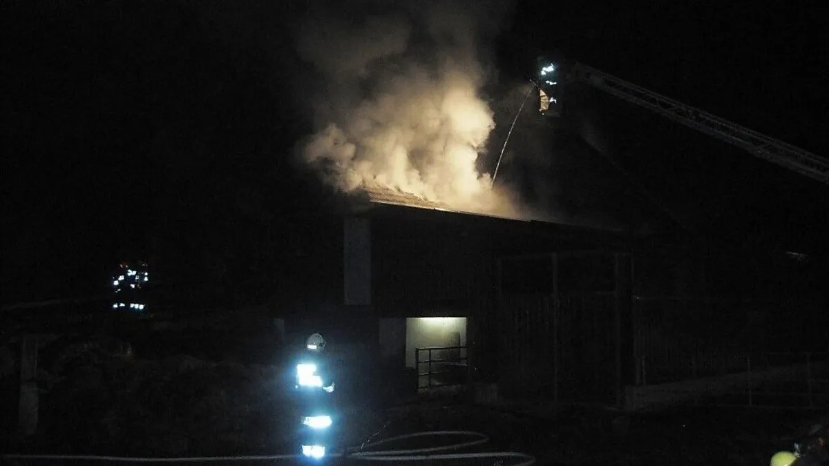 Fünf Feuerwehrren standen Donnerstagabend in St. Kanzian im Einsatz