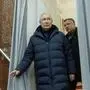 Der russische Präsident Wladimir Putin bei seinem Besuch in Mariupol