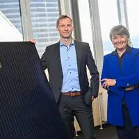 Kelag-Vorstand Danny Güthlein und BKS-Vorstandsvorsitzende Herta Stockbauer
