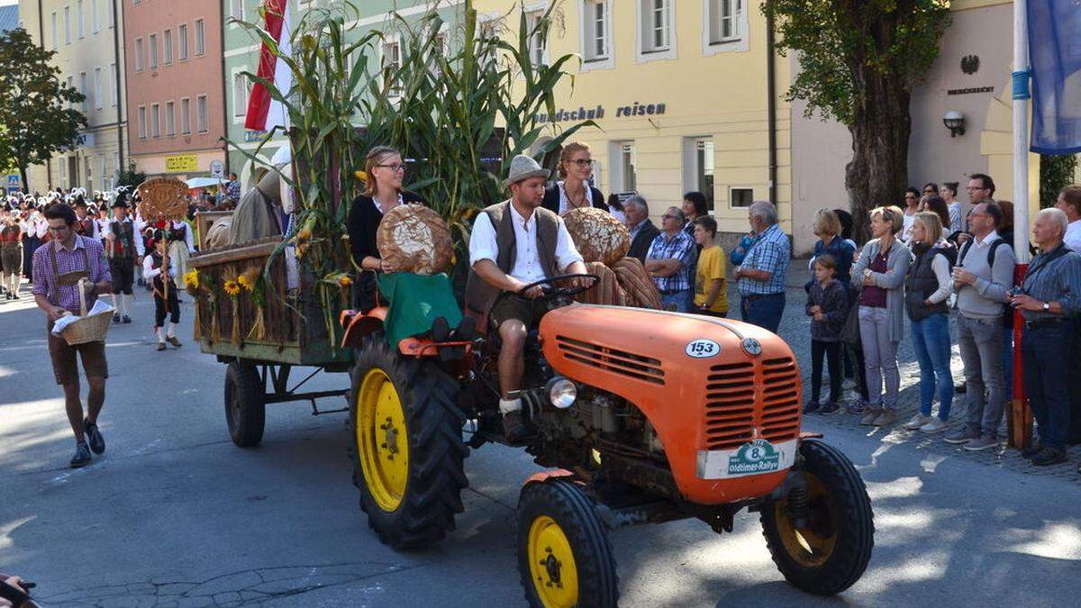 Oldtimer-Traktoren sind bei Jungbauern sehr beliebt