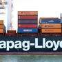 Auf dem Frachtschiff der deutschen Reederei Hapag-Lloyd schlug ein Geschoss ein.