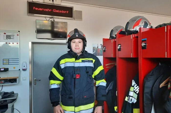 Daniel Jandl leistet derzeit seinen Zivildienst bei der FF Gleisdorf.