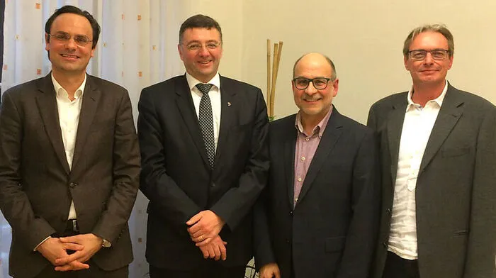 Oliver Glockengießer, LR Jörg Leichtfried, Andreas Vondrak, Harald Psonder