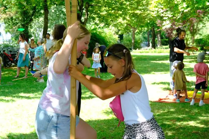 Action beim Mitmach-Zirkus