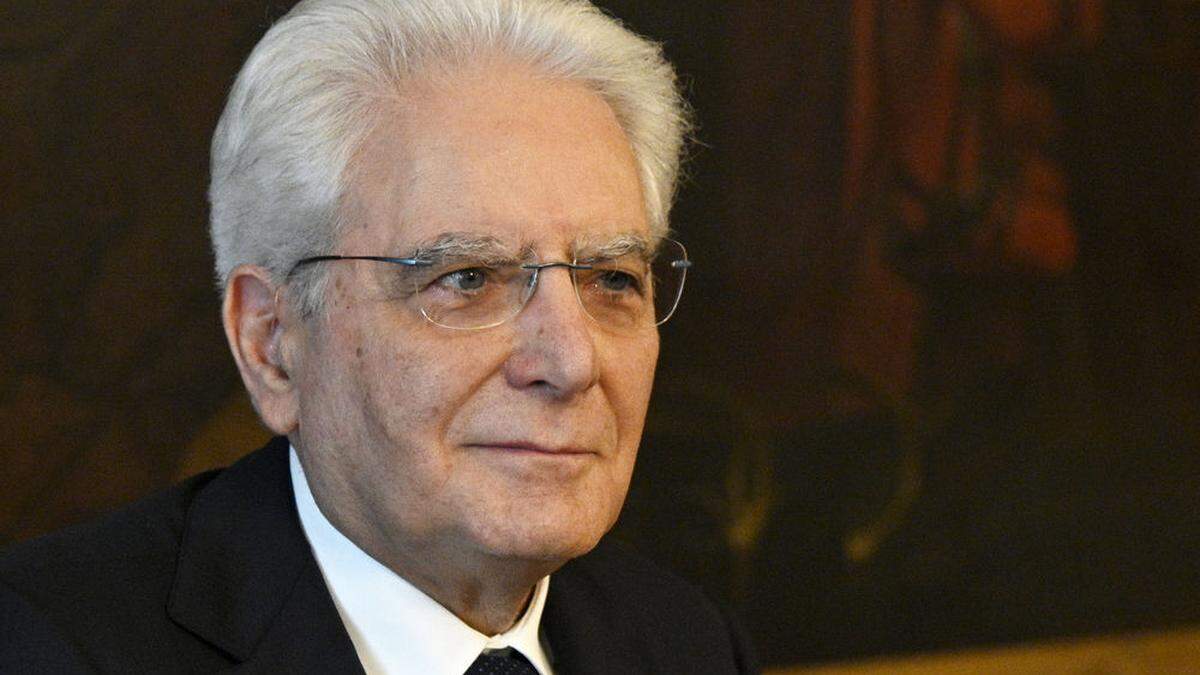 Staatspräsident Sergio Mattarella