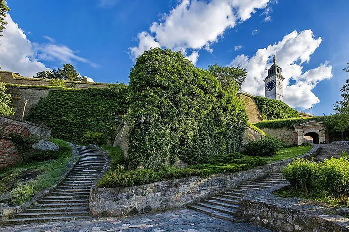 Innerhalb der Festung befinden sich unter anderem diverse Lokale, ein Planetarium, das Museum der Stadt Novi Sad und die inoffiziell die größte Kunstkolonie Europas. Traditionell findet dort im Juli das Musikfestival Exit statt. Den schönsten Blick über die Stadt hat man vom Aussichtspunkt neben dem Uhrturm Sahat kula.
