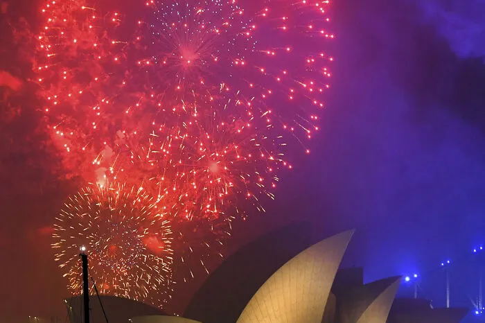 Besonders schön: das Feuerwerk vor dem Opernhaus in Sydney.