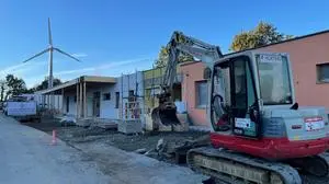 Noch sind die Bauarbeiten in vollem Gange, am Montag wird aber eröffnet