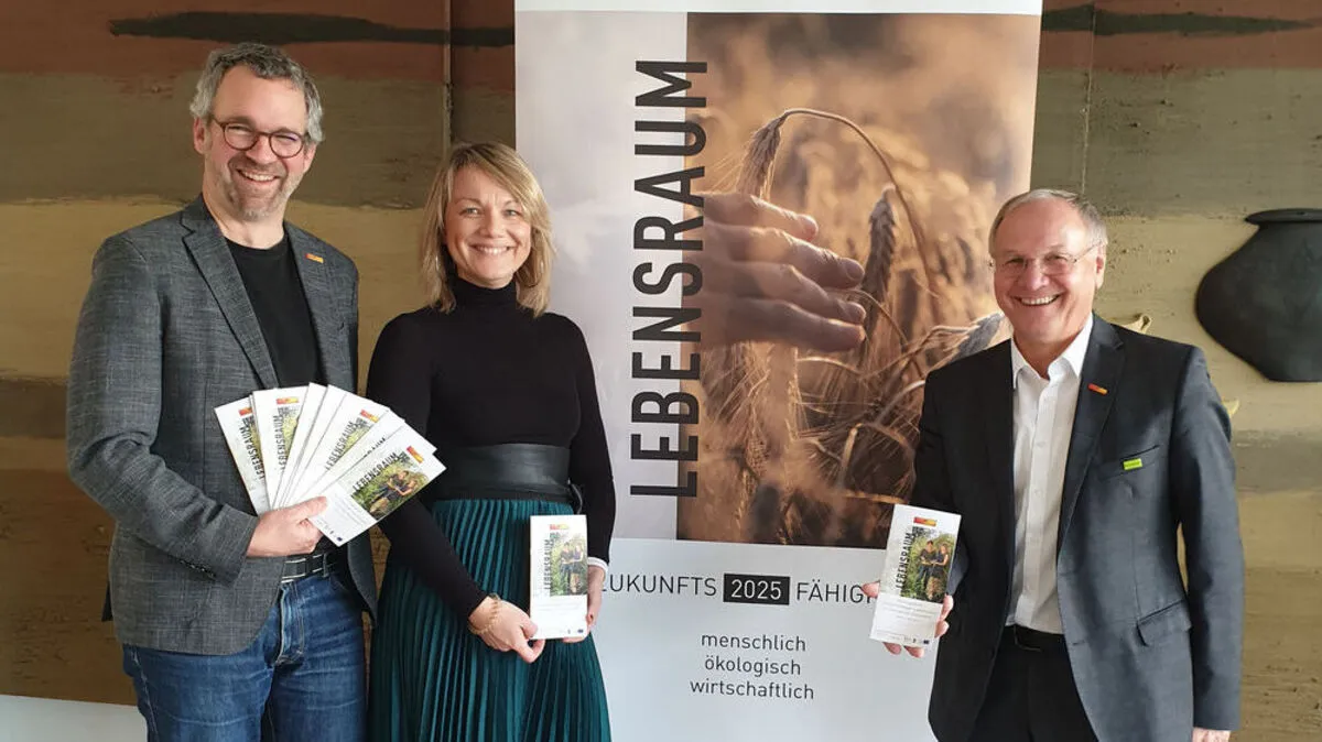 Michael Fend, Daniela Adler und Josef Ober (von links)