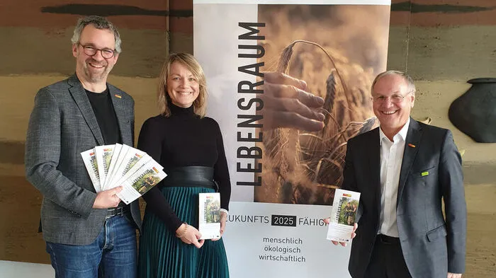 Michael Fend, Daniela Adler und Josef Ober (von links)