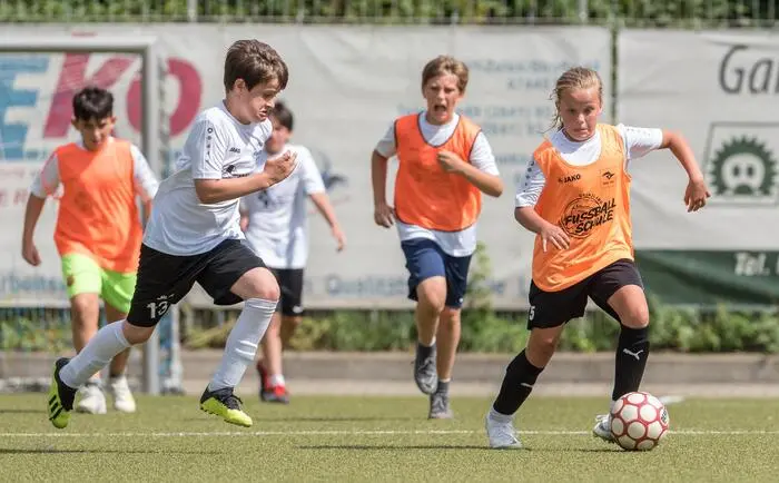 Kinderfußballcamp (Sujetbild)