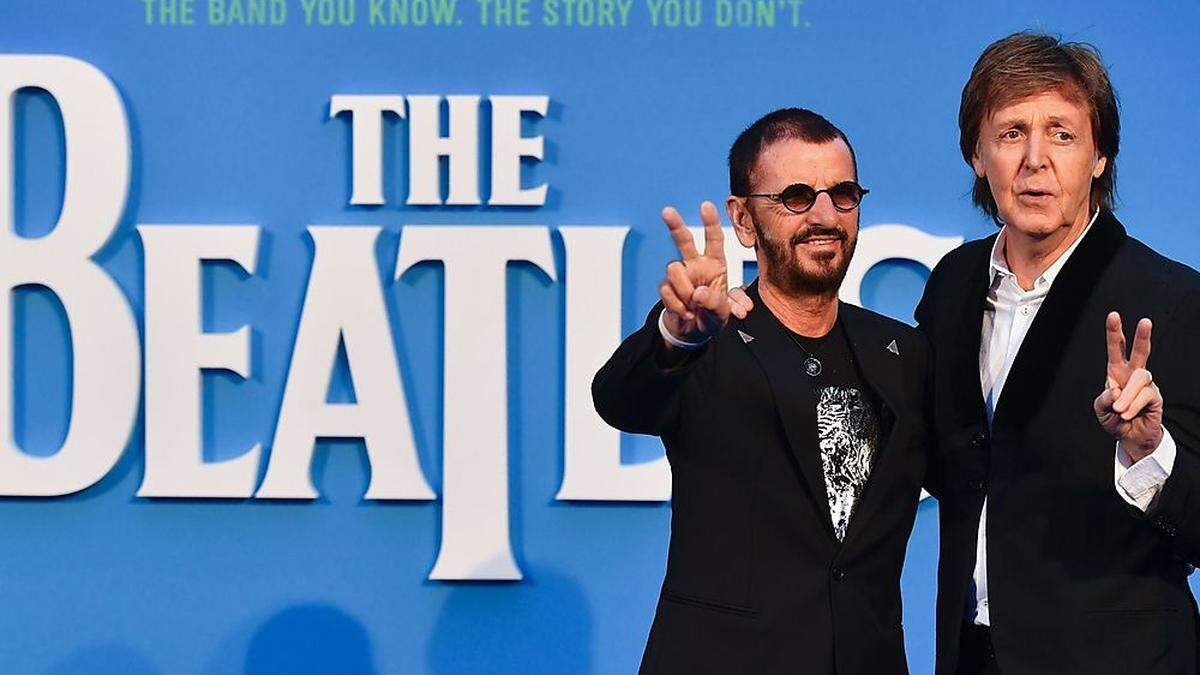 Ringo Starr und Paul McCartney