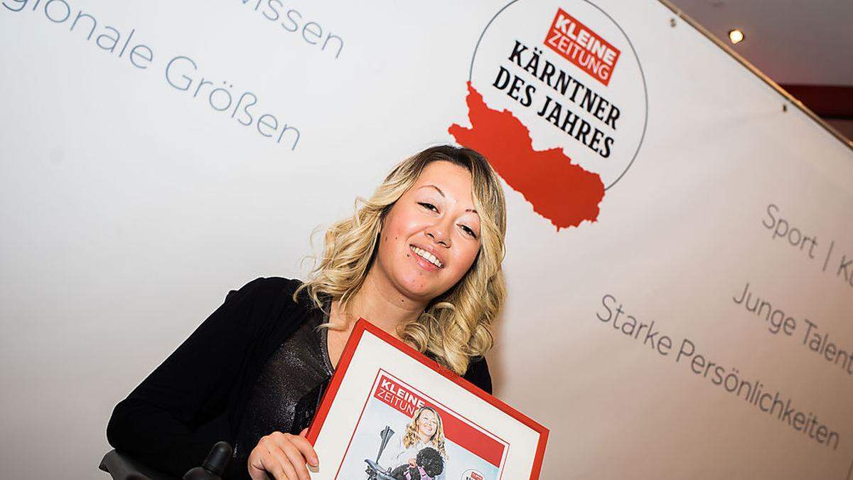 Laura Gentile bei der Kärntner des Jahres 2020 Gala in Velden