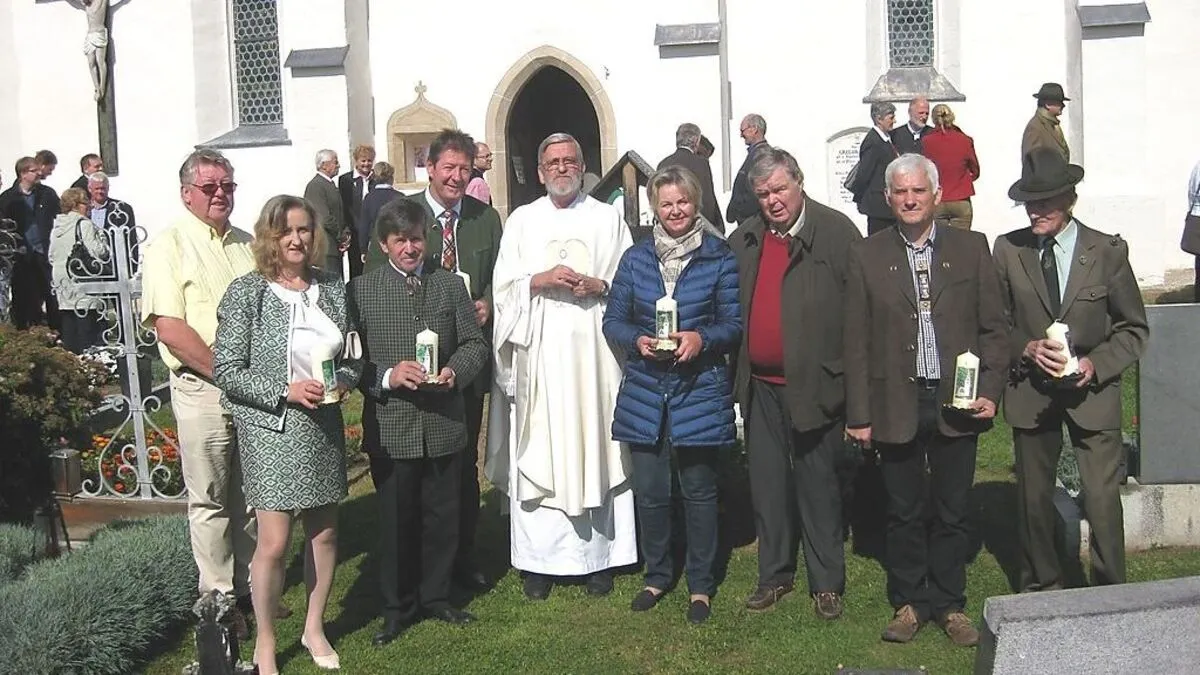 Pfarrer Johann Nepomuk Wornik dankte am Sonntag im Rahmen eines Gottesdienstes allen Helfern und Sponsoren