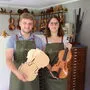Die Geigenbaumeister Vincent Geer und Anna Kalcher haben in St. Martin am Wöllmißberg ihr Atelier eröffnet
