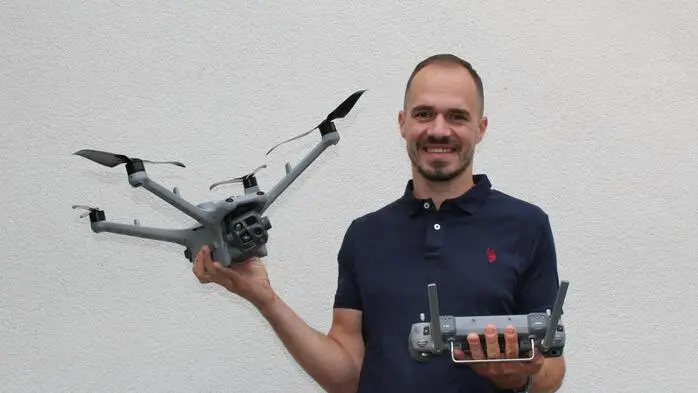 Zan Zakosek gründete die Firma QopterVision