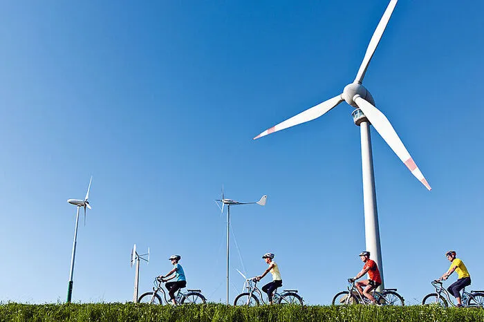 Windrad-Biken in Lichtenegg