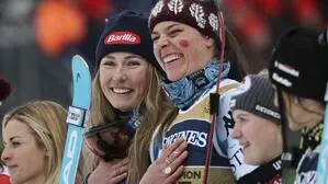 Mikaela Shiffrin und Breezy Johnson jubelten – zwei Mal Weltklasse