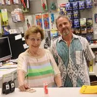 Eigentümerin Heide Rosenberger und Geschäftsführer Heimo Manninger im Baumarkt Hans Rosenberger in St. Ruprecht an der Raab