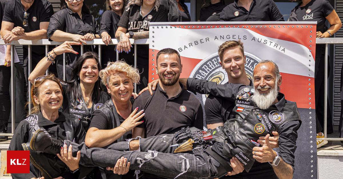 Friseure schenken Menschen mit wenig Geld einen Haarschnitt