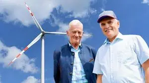 Peter Stanzer und Robert Santner haben im Jahr 1999 den Bau des ersten Windrades der Steiermark initiiert