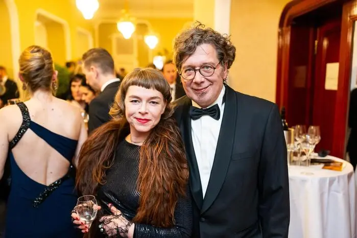 Schriftsteller Franzobel mit Ramona Schnekenburger
