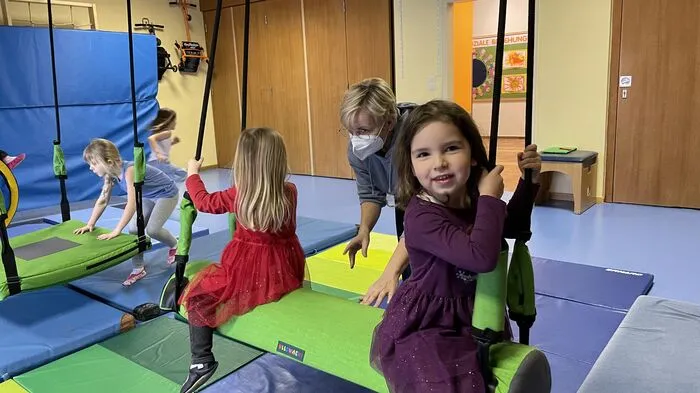 Im Kindergarten der Bafep steht täglich Bewegung am Programm.