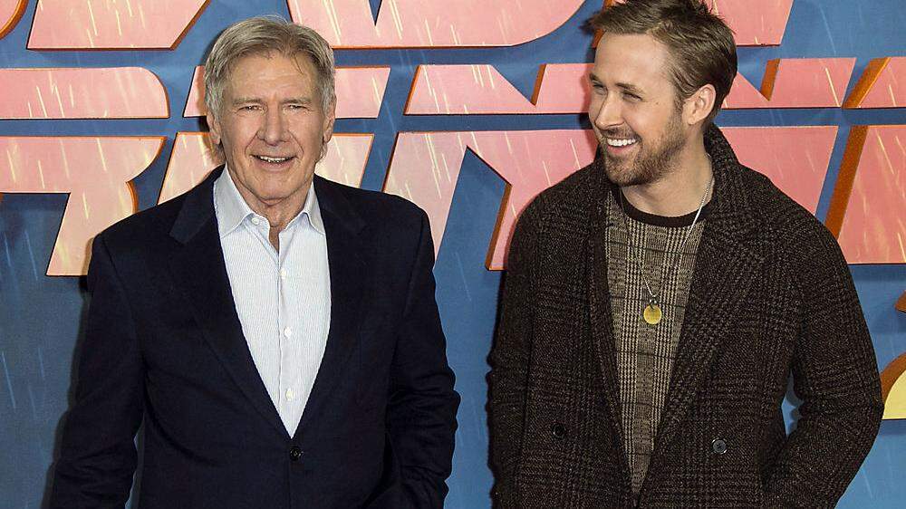 Hatten bei einem TV-Interview mächtig Spaß: Harrison Ford und Ryan Gosling