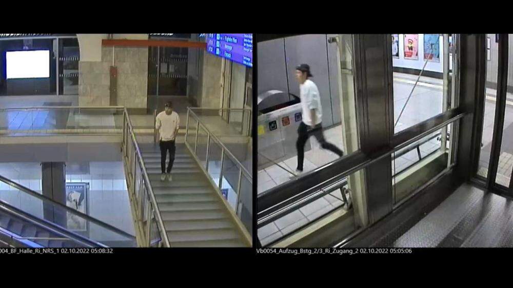 Die Polizei sucht nach diesem Mann, der im Oktober eine Frau am Bahnhof Villach sexuell belästigt hat