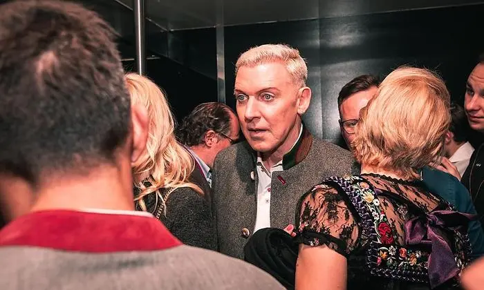 Scooter-Frontmann H.P. Baxxter bei der "Kitz'n Glamour Party"