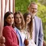 Felipe und Letizia mit Töchtern Leonor und Sofia