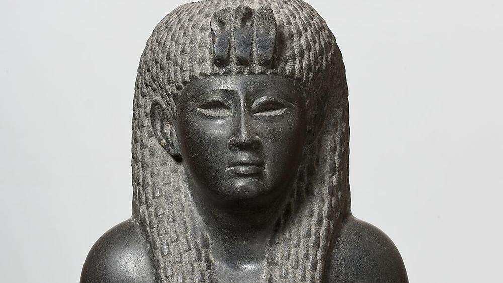 Glanzstück:  die lebensgroße Statue der Kleopatra.