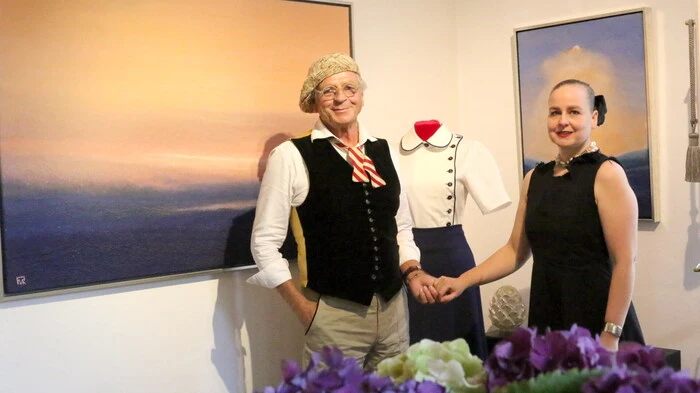 Unter dem Motto „Sommerfrische Kunst“ luden am Samstag und Sonntag Erwin C. Klinzer und Gerrit Jagenteufel (Foto) zur Ausstellung in das Kraftwerk Hornburg. 