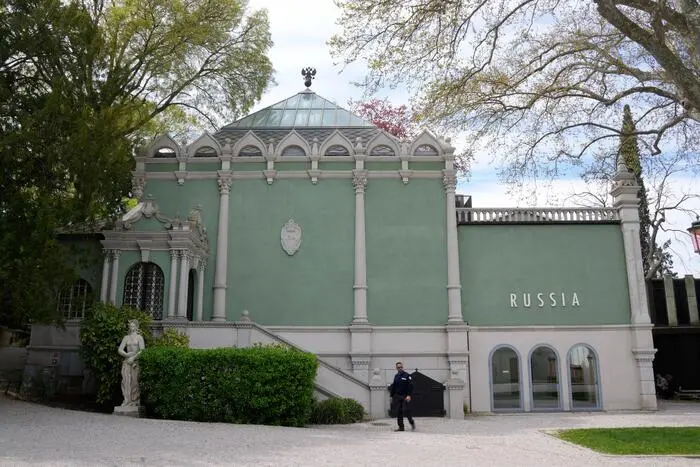 Der russische Pavillon am Biennale-Gelände in Venedig