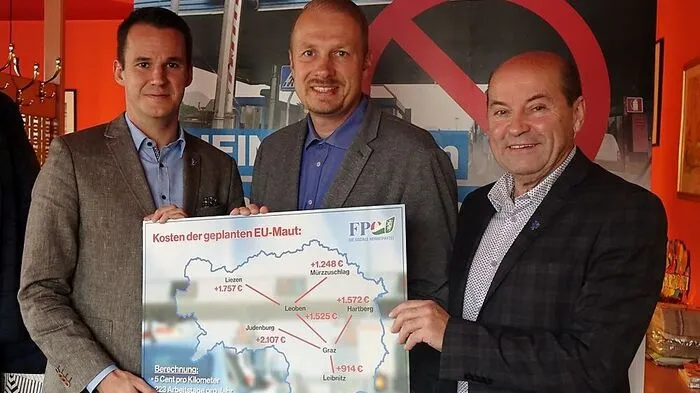 Stefan Hermann, Markus Leinfellner und Erich Hafner