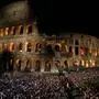 Das Kolosseum in Rom als atemberaubende Kulisse