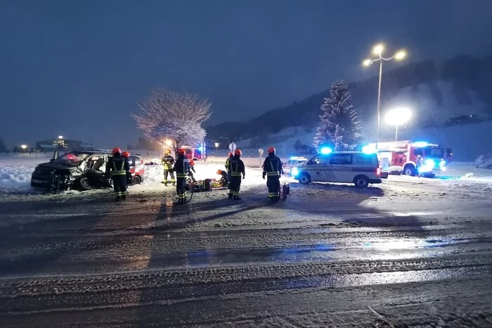 Ein Schwerverletzter bei Unfall auf Höhe Gröbming Ost