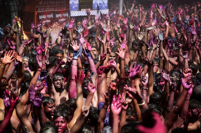 Das hinduistische Frühlingsfest ist das Fest der Farben.