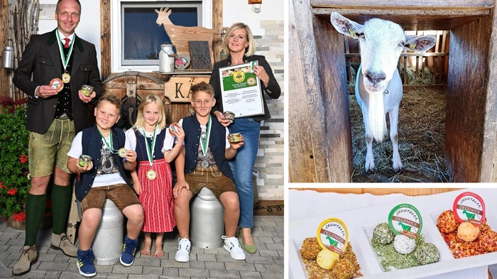 Alexandra und Martin Uitz mit den Kindern Simon, Katharina und Martin (von links)