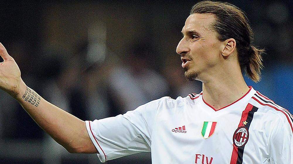 Zlatan Ibrahimovic spielte 2010 bis 2012 beim AC Milan