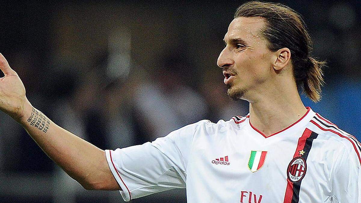 Zlatan Ibrahimovic spielte 2010 bis 2012 beim AC Milan