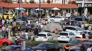 Auch in Reifnitz war am Samstag extrem viel los 