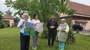 Barbara Wonisch, Margarete Klobassa, Pfarrer Johannes Lang und Seelsorgerin Maria Pieberl-Hatz (v.l.) laden zum „Startfest“ des Seelsorgeraums „Sonnenland Südost“ am 27. Juni