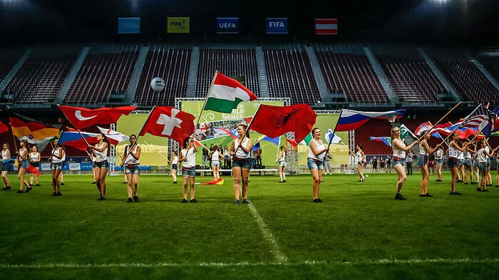 9000 Jugendliche messen sich bei den United World Games. Die Eröffnungsfeier ist im Wörthersee Stadion