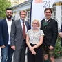 Robert Oberfrank (WKO), Stefan Heinisch, Hannes Heide, Lisa Neuhuber, Grundlsees Bgm. Franz Steinegger und Oliver Scheytt 