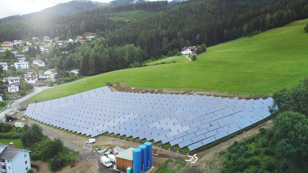 Solarthermie-Anlage in Mürzzuschlag