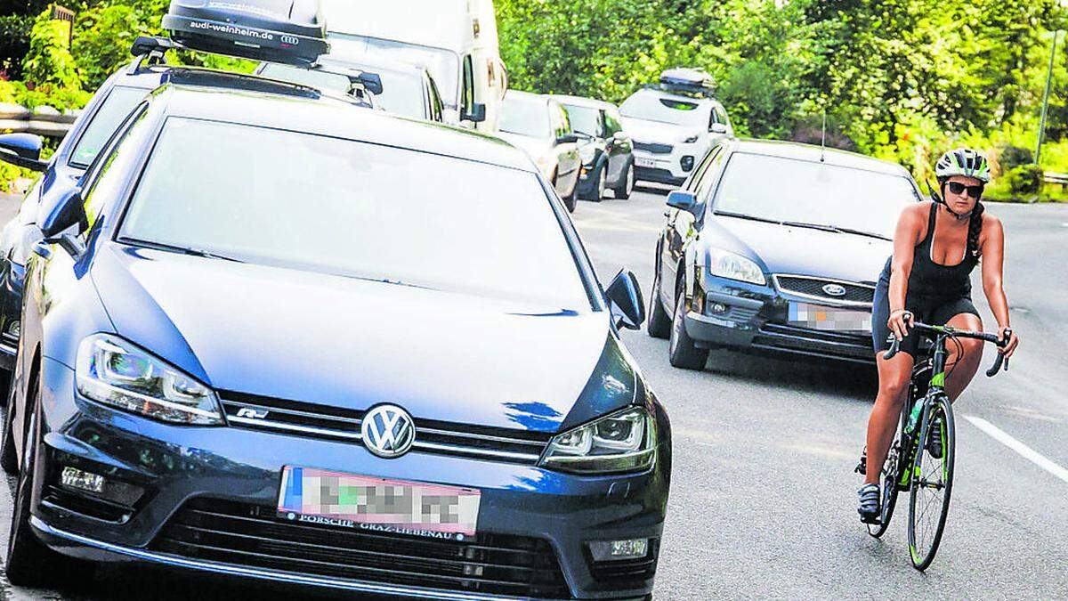 Wörthersee Süduferstraße Radweg Radfahren Rad