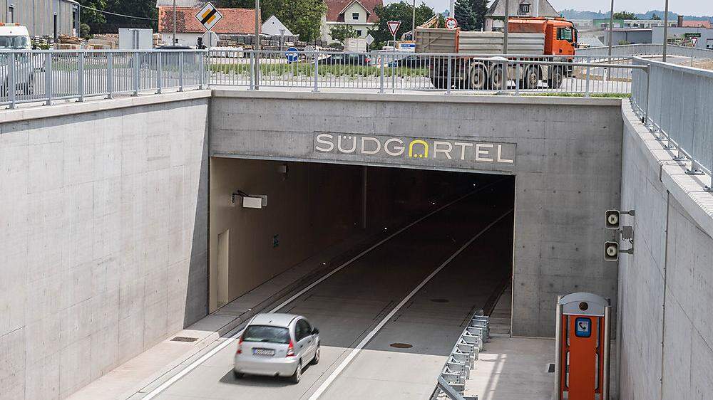 Beide Tunnelröhren des Südgürtels werden gesperrt