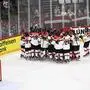 STOCKHOLM, SWEDEN 20250520 Austrian players celebrate winning the IIHF Ice hockey, Eishockey World Championship, WM, Weltmeisterschaft group A match between Latvia and Austria at Avicii Arena in Stockholm, Sweden, on May 20, 2025. STOCKHOLM SWEDEN x10050x *** STOCKHOLM, SWEDEN 20250520 Austrian players celebrate winning the IIHF Ice Hockey World Championship group A match between Latvia and Austria at Avicii Arena in Stockholm, Sweden, on May 20, 2025 STOCKHOLM SWEDEN x10050x PUBLICATIONxNOTxINxDENxNORxSWExFIN Copyright: xPontusxLundahl/TTx ICE HOCKEY WC LATVIA-AUSTRIA